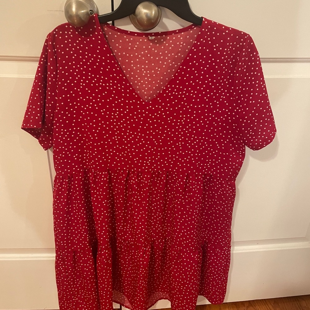 Red/White Polka Dot Dress